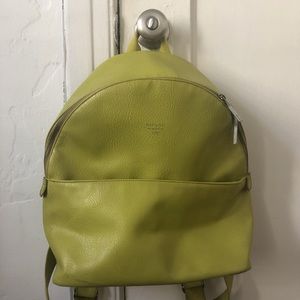 Leather backpack